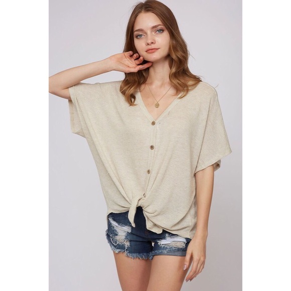 >>LAST<< Liza Short Sleeve Button Thermal - Picture 5 of 5